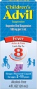 Advil Pain Reliever dan Fever Reducer Anak-anak, Ibuprofen Liquid Relief Medicine, Grape - 4 Fl Oz