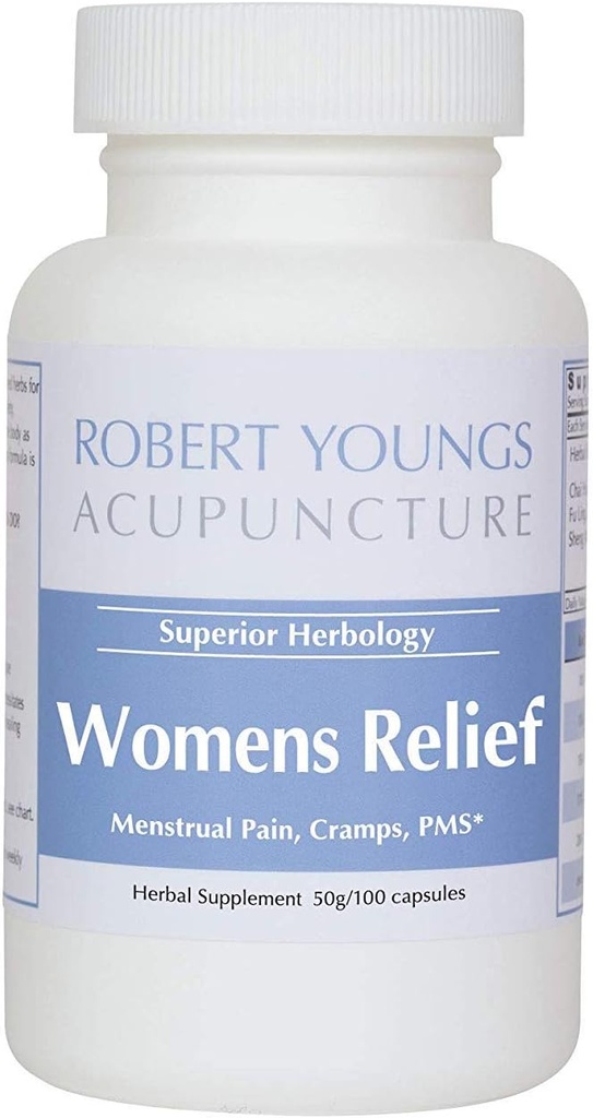 Relief Perempuan - Best Herbal PMS, Ketidaknyamanan Menstrual & Period Cramping Reliever (100 Capsules)