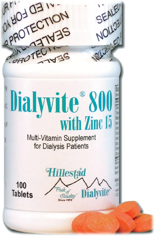 Dialovite 800 dengan Zinc 15 mg. - 100 Tab (Suplemen Renal)