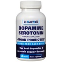 Suplemen Serotonin dan Dopamin dengan Probiotik Mood, 5in1 Dukungan untuk (1) Dopamin (2) Serotonin (3) Mood (4) Relaxation (5) Focus & Brain, 60 Capsules