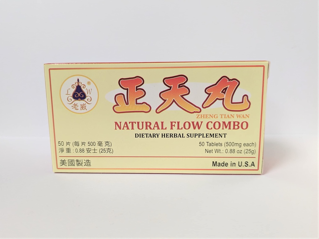 Zheng Tian Wan Herbal Supplemen Membantu Migraines & Prematal Headakhes 500mg 50 Tablet Dibuat Di AS oleh Lao Wei