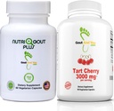 Goout dan You NutriGout Plus Uric Acid Support dan Tart Cherry Extract 3000 mg Bundle
