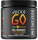 Jocko Bahan Bakar Pra Workout Powder dengan L- Citrulline, Nootropic & Caffeine untuk Endurance & Stamina - Keto, Low Sugar Blend for Distance Running, Cycling, Jiu Jitsu - 30 Servings (Mango)