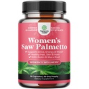 Extra Power Saw Palmetto for Women 500mg - DHT Blocker for Women 30-Day Suply - Vitamin Rambut untuk Suplemen Rambut - Pure Saw Palmetto Extract Capsules dengan Maca Root & Biotin - 90 Capsules