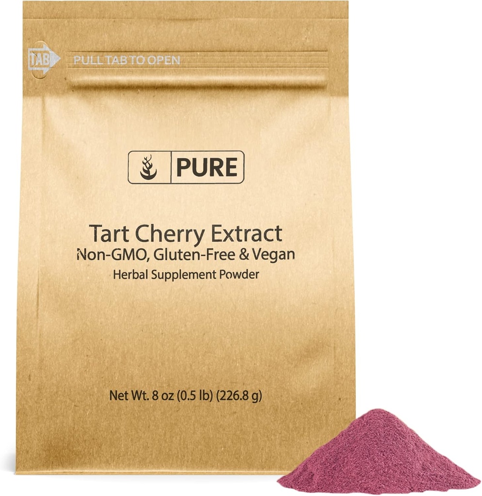 Murni Tat Cherry Terekstrak (8oz), Non- GMO, Herbal Tambahan