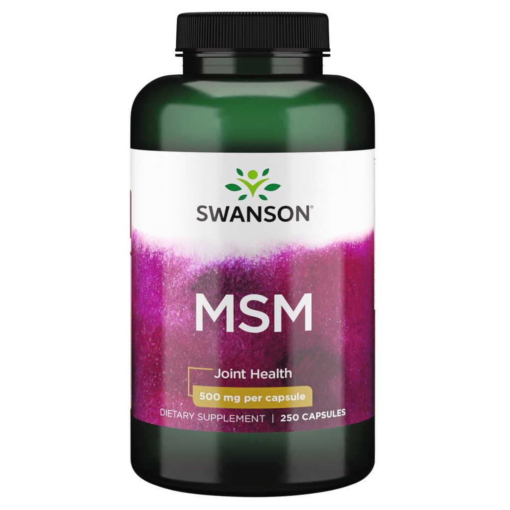 Swanson Masm 500 Miligram 250 Capsules
