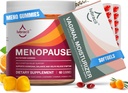 Lubrail Menopause Gummies & Daily Moisturizer Bundle - Hormone- Dukungan Bebas untuk Hot Flashes, Night Sweats, Vaginal Dryness, dan Itchiness dengan Black Cohosh, Ashwagandha, Omega Buckthorn