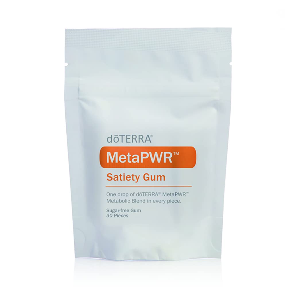 doterRA MetaPWR Satiety Gum ke Procept Mindful Eating and Appetite Control - Membantu Curb Craurges - 30 Pieces
