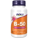 Suplemen Makanan SEKARANG, Vitamin B-50 mg, Produksi Energi *, Kesehatan Sistem Gugup *, 100 tablet