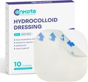 Conkote Hydrocolloid Wound Dressing 4 "x 4", Sterile Thin Adhesive Patches, Kotak 10 Dressings