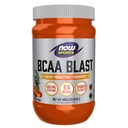 NOW Foods Sports Nutition, BCAA Blast Powder, 5 g BCAA, 100 mg Caffeine, Tropical Punch, 600- Grams