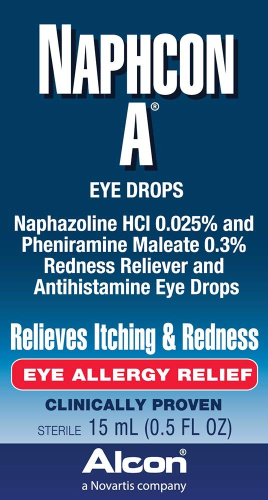 Alcon Nafhcon Eye Drops, Allergy Relief 15 ml