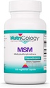 Suplemen MSM Nutrikologi - Dukungan Bersama, Methylsulfonymetana, untuk Pengembangan Rambut, Kulit & Nails, 500 mg Kapsul Vegetarian - 150 Cacah