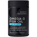 Penelitian Olahraga Omega- 3 Minyak Ikan, Triple Kekuatan, 180 Softgels