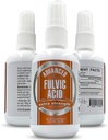Advanced Fulvic Acid and Humic Acid Trace Mineral Liquid Supplement. 70 + Ionic Organic Vital Mineces & Electrolytes, Serupa Manfaat Shilajit & Drops (4 oz, 120 Servings)