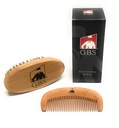 G.B.S Men 's 100% Boar Bristle Beard Brush & Natural Wood Beard