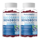 Glucosamin Chondroitin Gummies dengan MSM & Elderberry Ekstra Kekuatan - Dukungan Bersama, Suplemen Kebal Antioksidasi untuk Dewasa, Pria & Perempuan. (2 Kemasan)