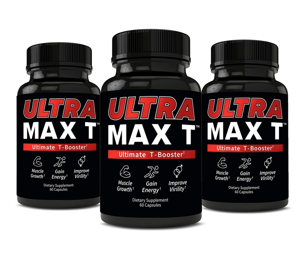 Andro400 UltraMax T - Advanced Testosteron Dukungan untuk Pria & Women - Tongkat Ali 200: 1, D-Aspartic Acid, Garcinia Camigia, ForsLean ® - 180 Capsules, 90- Day Suppply