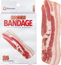 Perban Anak BioSwiss, Bacon Shaped Self Adhesive Bandage Set, Latex Free, Sterile Wound Care, 24 Count