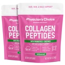 Collagen Peptides Powder - Protein Hydrolyzed (Tipe I & III) - Enzymes Digeptical - Keto Collagen Powder for Women & Men - Rambut, Skin, Joints & Pemulihan Kerja