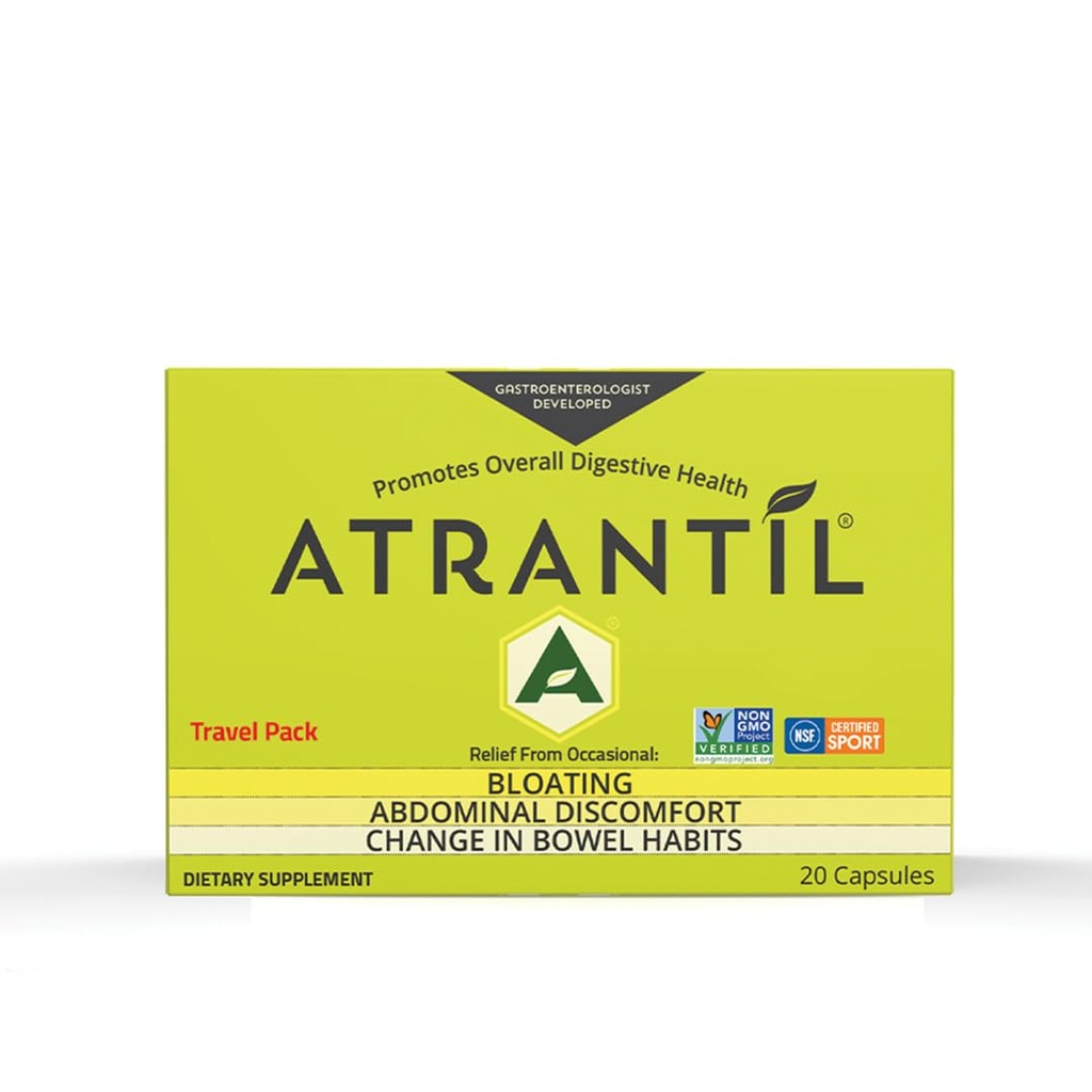 Antrantil Travel Pack (20 Count): Bloating, Ketidaknyamanan Abdominal, dan Perubahan dalam Habit Bowel