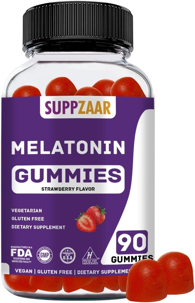 Melonasin Gummies. Melonatin 5mg Sleep Gummies for Better Sleep, Energy & Focus. Orang dewasa dan anak-anak Melonatin Gummy: Non-Habit Forming, Non-GMO, Gluten- Free, Glatin-Free. 90 Gummies