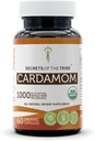 Rahasia Suku Cardamom 60 Capsules, Dibuat dengan Sayuran Capsules dan USDA Organik Cardamoma (Elettaria cardamomum) Pod Kering (60 Capsules)