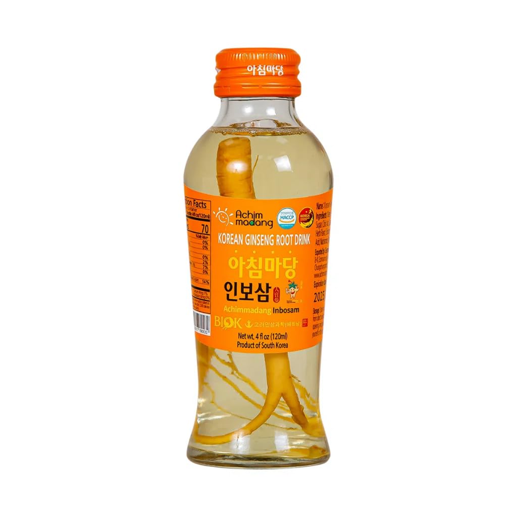 Inbosam Korea Ginseng Minuman Root, 10 Botol, 4 fl oz Masing-masing