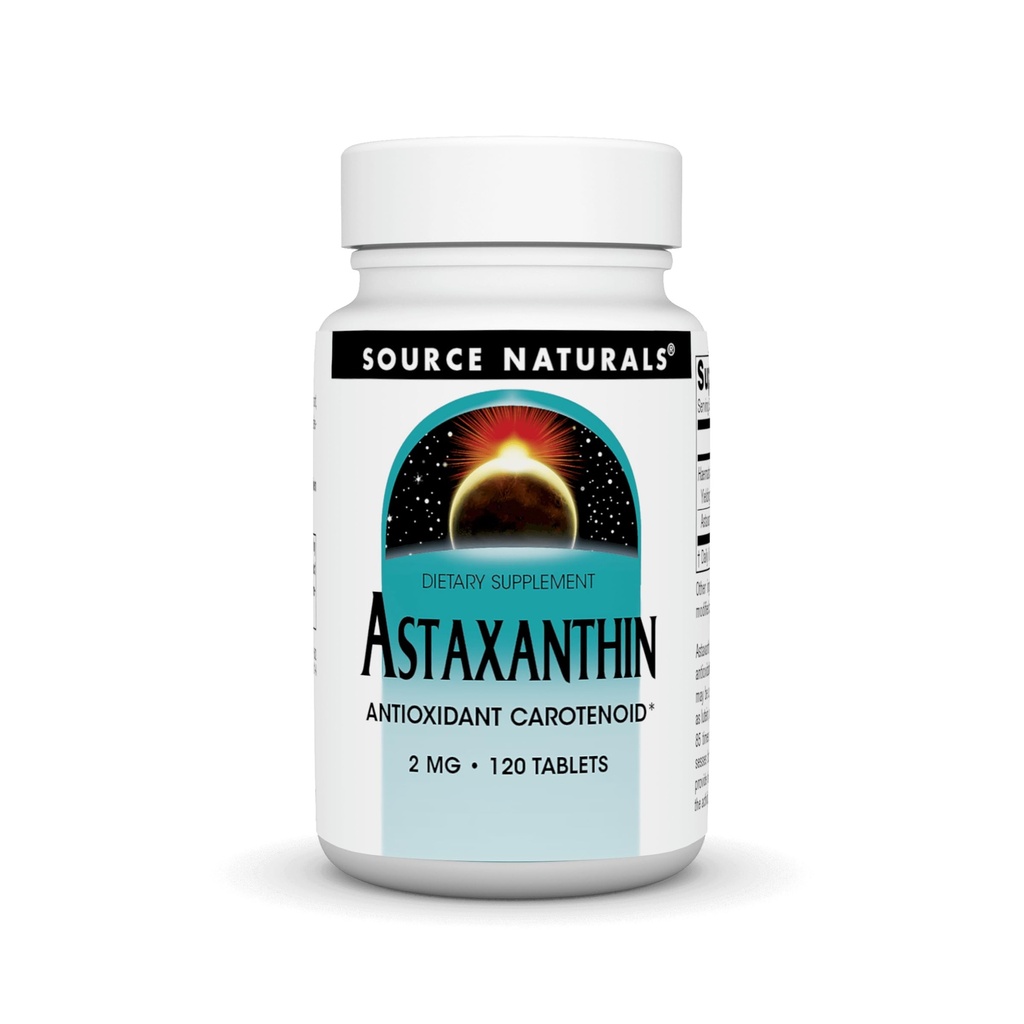 Sumber Attaxanthin, Antioksidant Carotenoid *, 2mg - 120 Tablet