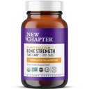Suplemen Bab Kalsium Baru - Bone Strength Tabs Organik Kalsium dengan Magnesium, Vitamin D3 + K2, 70 + Trace Mineral untuk Bone Health, Gluten Free, Easy to Swallow - 120 ct