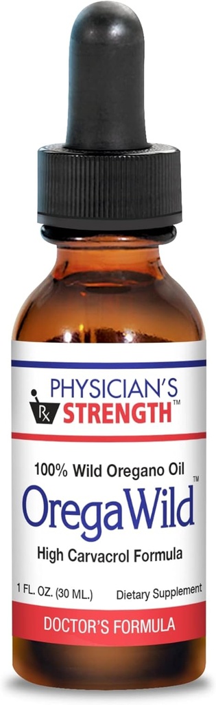 Kekuatan Dokter OregaWild - 30 mL - 100% Minyak Oregano - 432 Servis