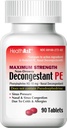 HealtA2Z ® Decongestant PE 124; Phenylephrine HCl 10 mg 124; Maksimum Power 124; Non-Drowsy Nasal & Sinus Contraffic Relief (90 Cacah 1)