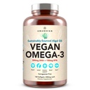 Tambahan AMANDEAN Vegan Omega 3. Alternatif Minyak Ikan Premium. Algae DHA & EPA. Carrageenan Free Softgels. Algal Estiventy Accids. Tanaman berbasis Jantung, Otak, Mata, Kulit, Dukungan Imune. (120ct)
