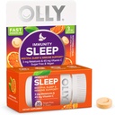 OLLY Immunity Sleep Fast Dissolve, 3mg Melonatin, Vitamin C, Citrus Flavor, 30 Day Supply - 30 Count