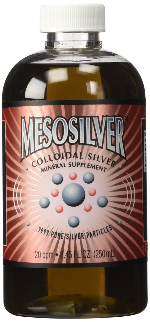 MesoSilver ® 20 plum Colloidal Silver 250 mL / 8.45 Oz