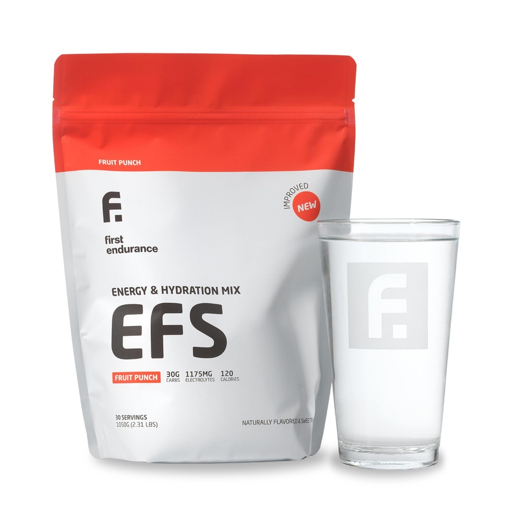 EFS Hidration & Endurance Drink Mix - Premium Carbohydrates for Energy & Performance, Electrolytes for Rapid Rehydration & Running, Cycling and Triathlon Nuclection 124; Isotonik Energi Fuel 124; Fruit