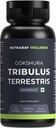 Wellness Tribulus Terrestries (Gokshura) - Dukungan Alam untuk Energi, Performance & Stamina & Muscle Growth - 100mg, 60 Veg Capsules