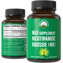Nicotinamide Riboside NR Suplemen. NMN Alternative NAD Suplemen + Niacinamide Untuk NaD + Levels As We Age.