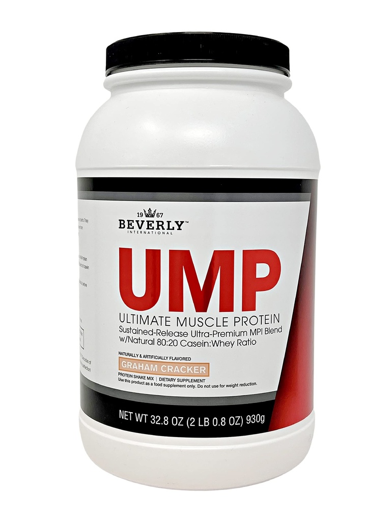 Beverly International UMP Protein Powder, Graham Cracker. Tidak ada Bloat (32.8 oz) 2lb .8 oz