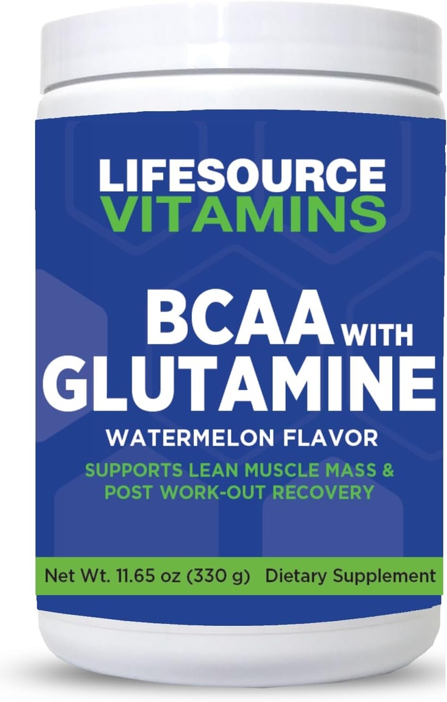 LifeSource Vitamin BCAA Powder 30 Day Supply - Branched Chain Acids Amino