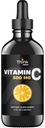 Liquid Vitamin C - High Dose - Vitamin C Drops - untuk Dewasa dan Anak - 500 mg - Liquid VIT C - Non GMO - Vitamin C Liquid Suplemen (4 fl oz 120 ml)