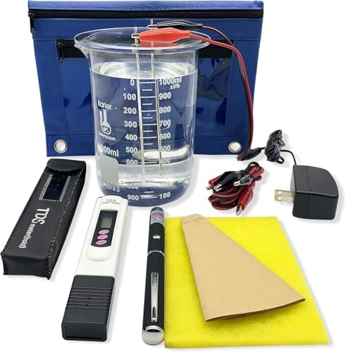 Enhanced Chris Colloidal Silver Generator Kit dengan 99,99% Kawat Murni. Hanya menambahkan Diastiled Water dan botol!