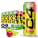 C4 Original Sugar Free Energy Drink 16oz (Pack of 124; Cherry Limeade 12.4; Pre Workout Performance Dings with No Artificial Colors or Dyes