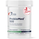 Design for Health ProbioMed 100 - Proposal for Digetical Health - 10 Strains with Lactaillus Acivoilus Probiotic + Lactoillus Rhamnosus - Gut Health + Imune Support (30 Caps)