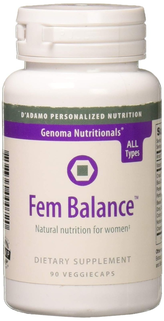 D 'Adamo Personalized Nuttrition Fembalance, 90 Count