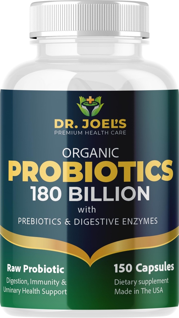 Provinsi Organik 180 Miliar CFU - 40 Strains Vegan Progories + Pregnance + Digetical Enzymes - Gut & Ammune Kesehatan - 100% Murni, Maksimal Potensi & Shelf Stabil - Dibuat di Amerika Serikat