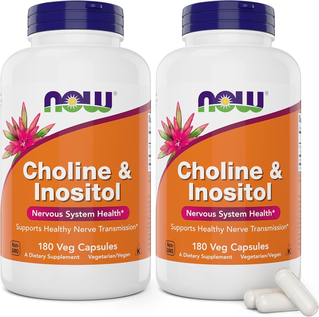 Sekarang Choline & Inositol, 180 Capsules Vegetarian (Paket 2)