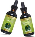Go Nutrients Uriva & Prostate Edge Prostate Suplement for Men with Pygeum dan Saw Palmetto Extract Uric Acid Suplemen, untuk Healthy Uric Acids Levels Yang membantu mengurangi ketidaknyamanan