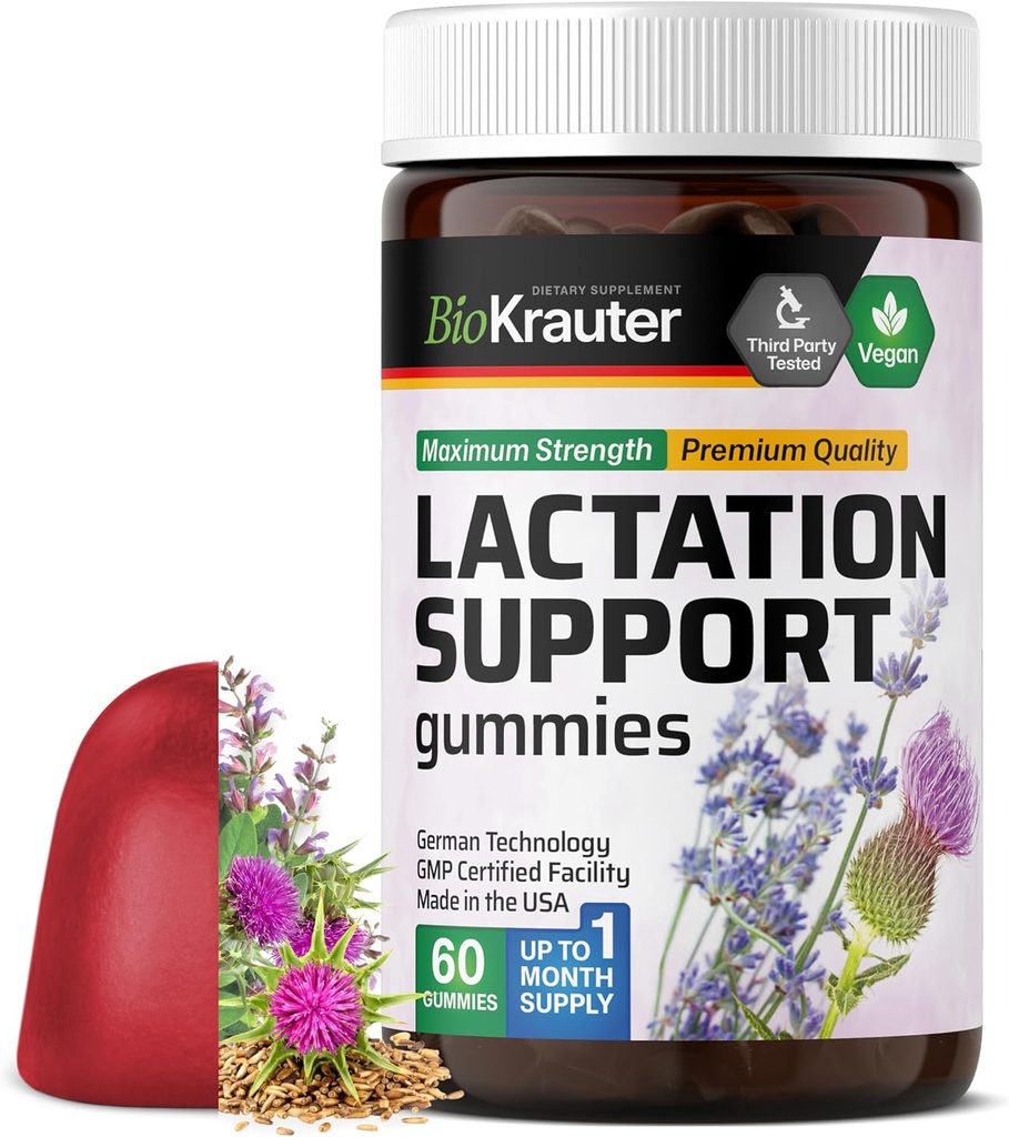 BIO KRAUTER Lactation Dukung Gummies - 60 Chews
