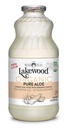Lakewood Organic Pure Aloe Inner Leaf, Segar Menekan, 32 Fl Oz, Paket 6